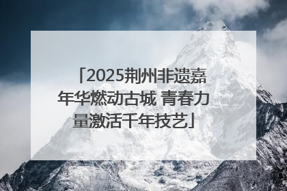 2025荆州非遗嘉年华燃动古城 青春力量激活千年技艺