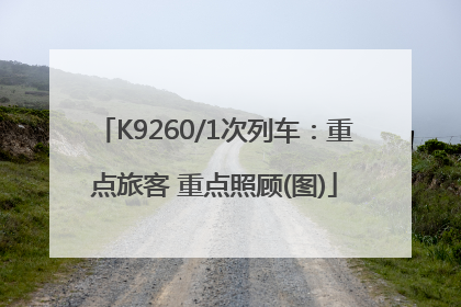 K9260/1次列车：重点旅客 重点照顾(图)